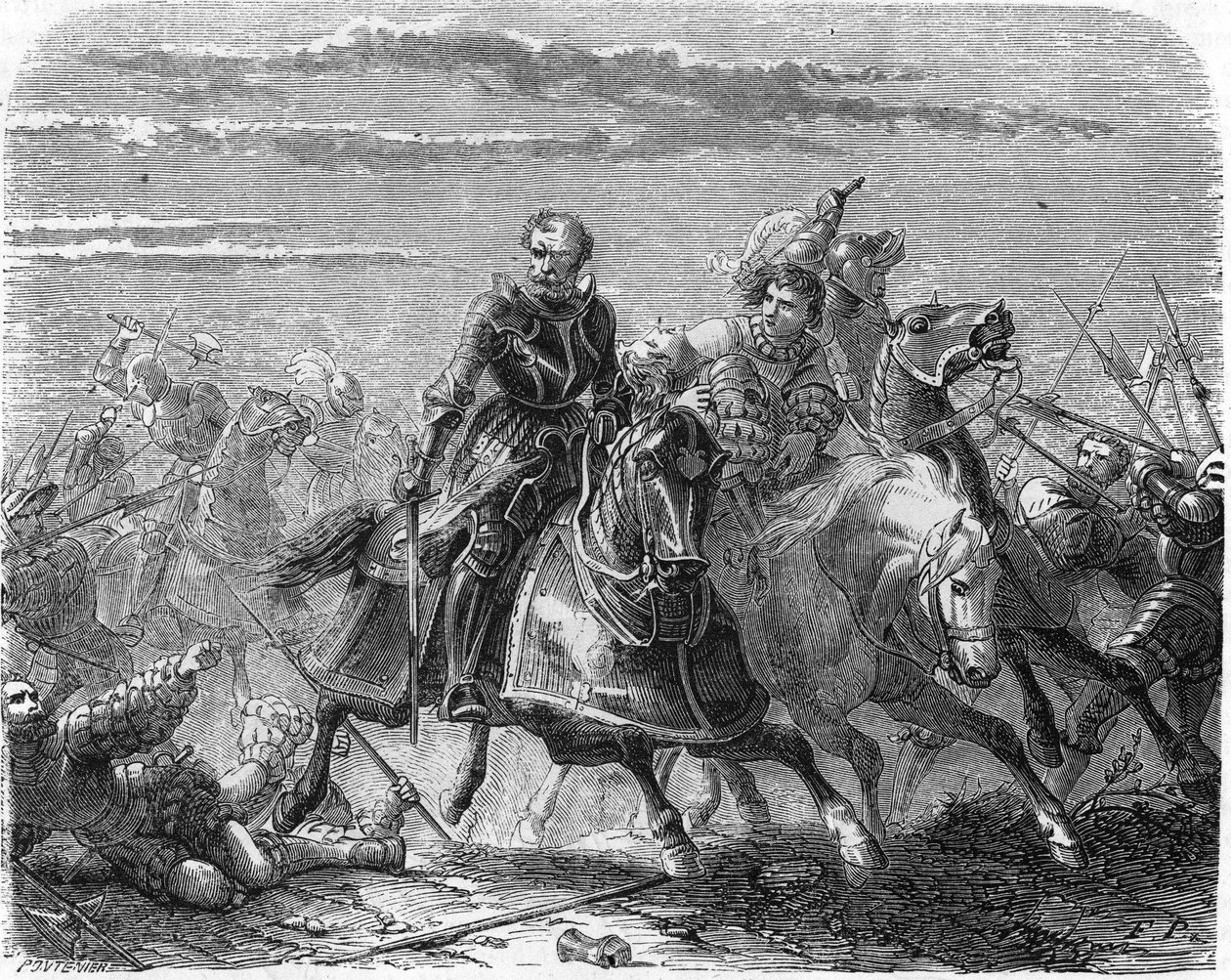 Robert of the Mark of Landsknechts Takes Away His Son