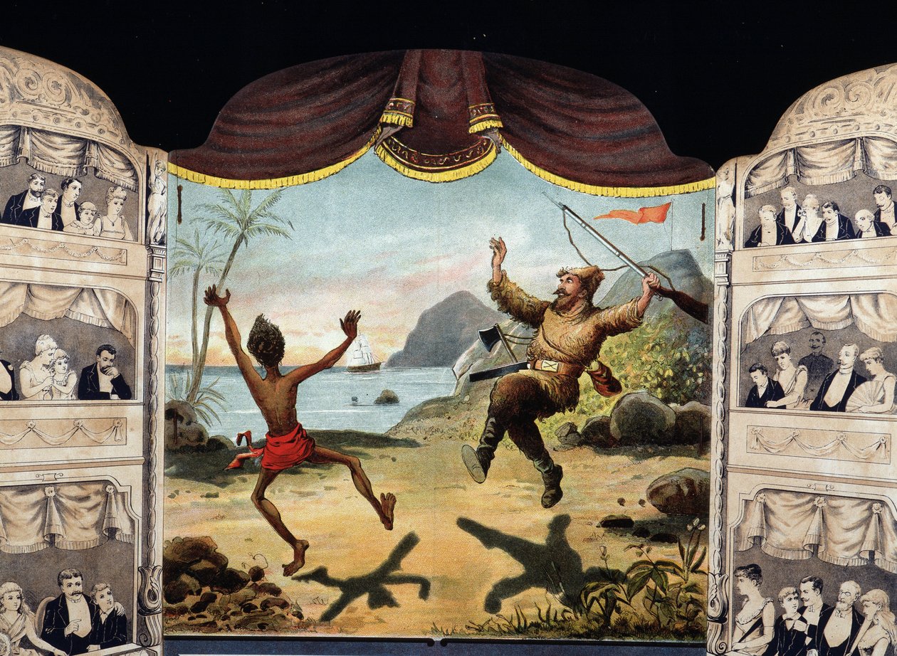 Robinson Crusoe and Friday by Unknown artist