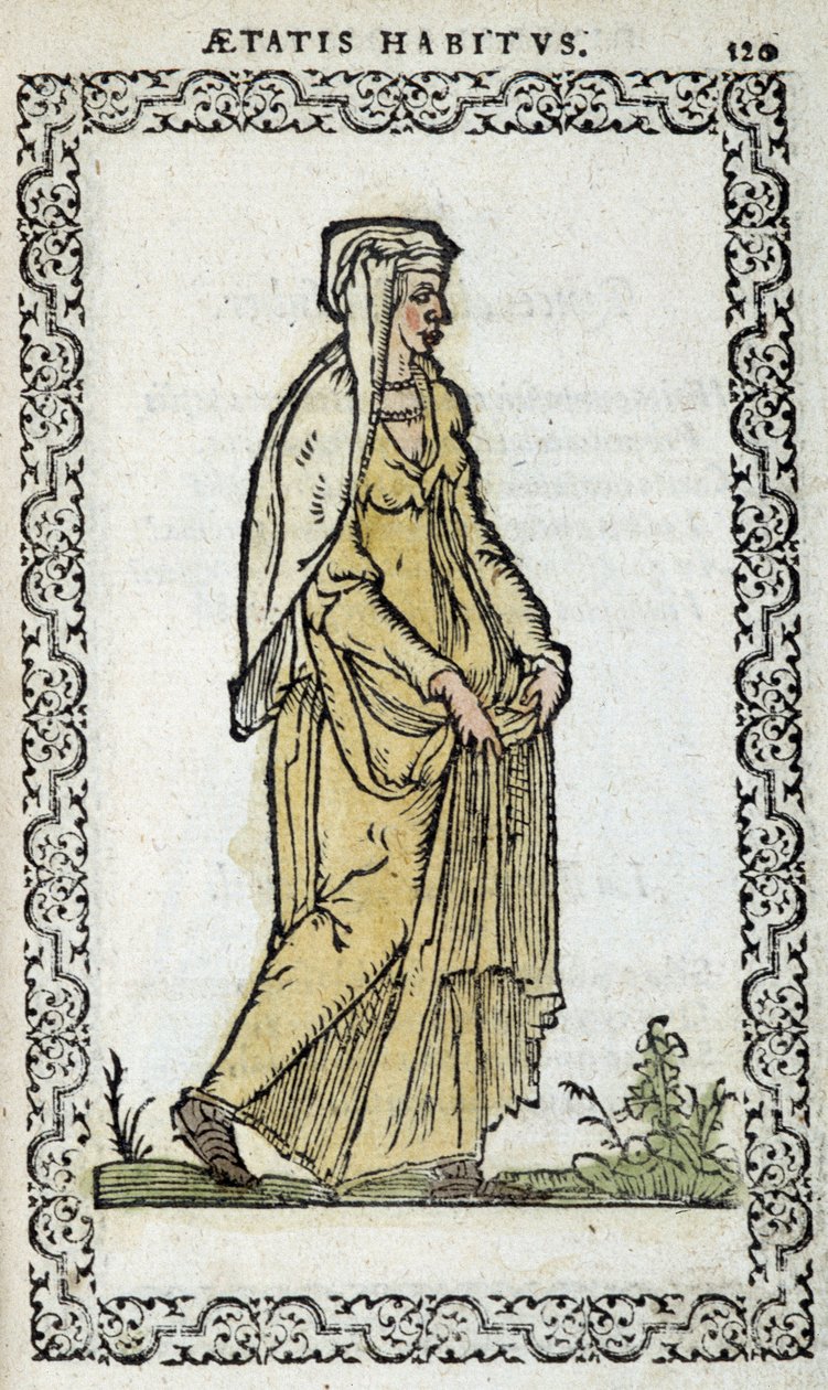 Roman Woman - in "Habits et effigies" by Jean Slupérino by Unknown artist