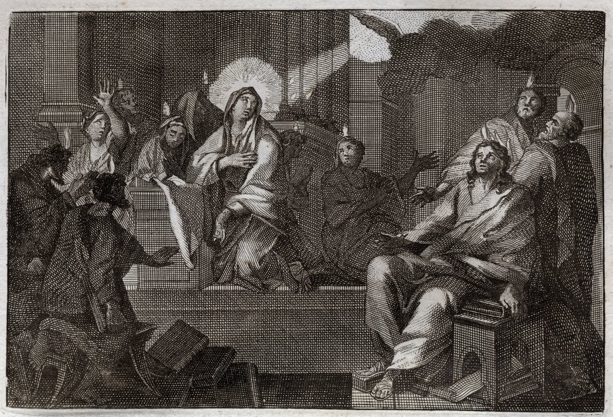 Royaumont Bible, New Testament: Pentecost by Unknown artist