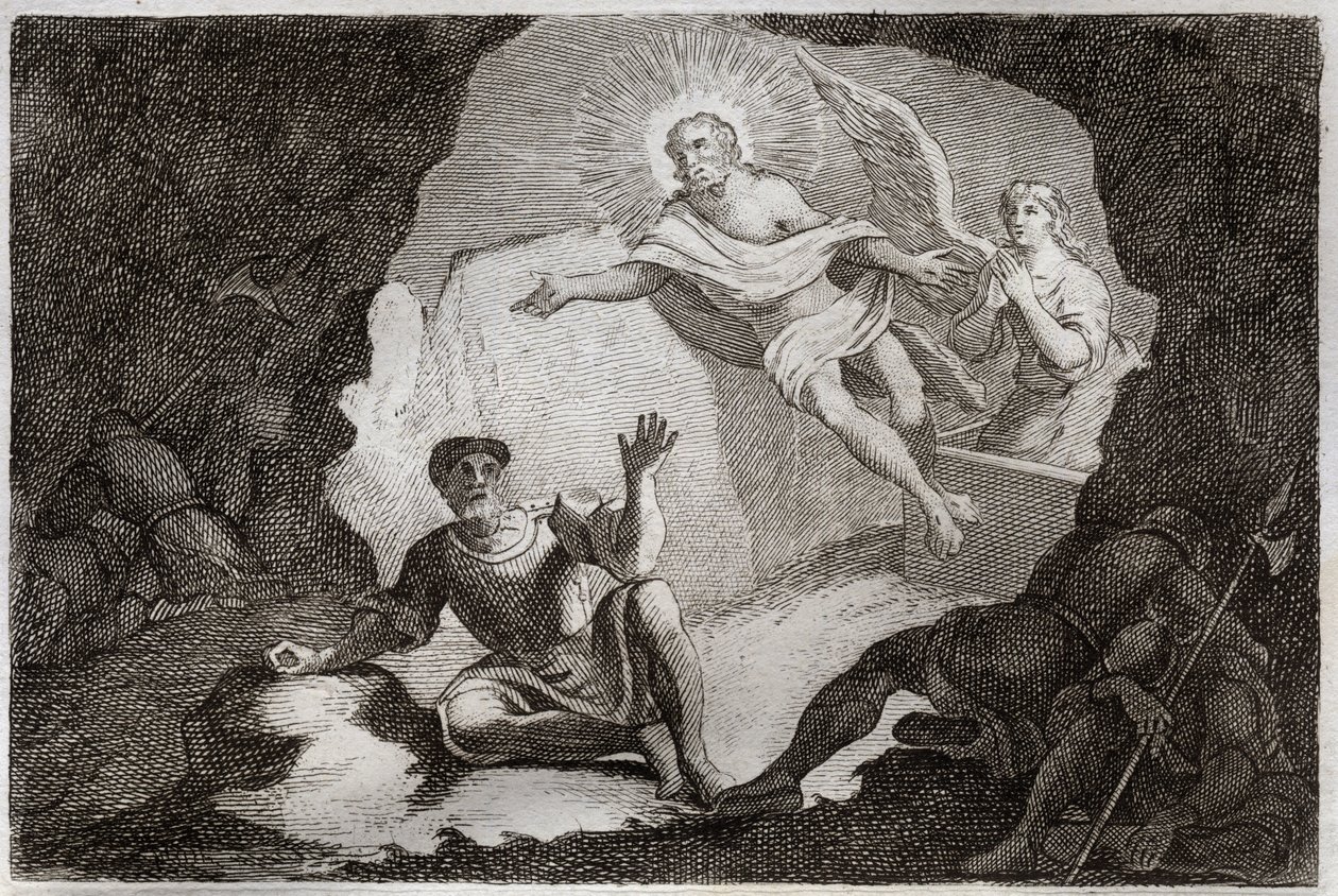 Royaumont Bible, New Testament: Resurrection (illustration from 1811) by Unknown artist