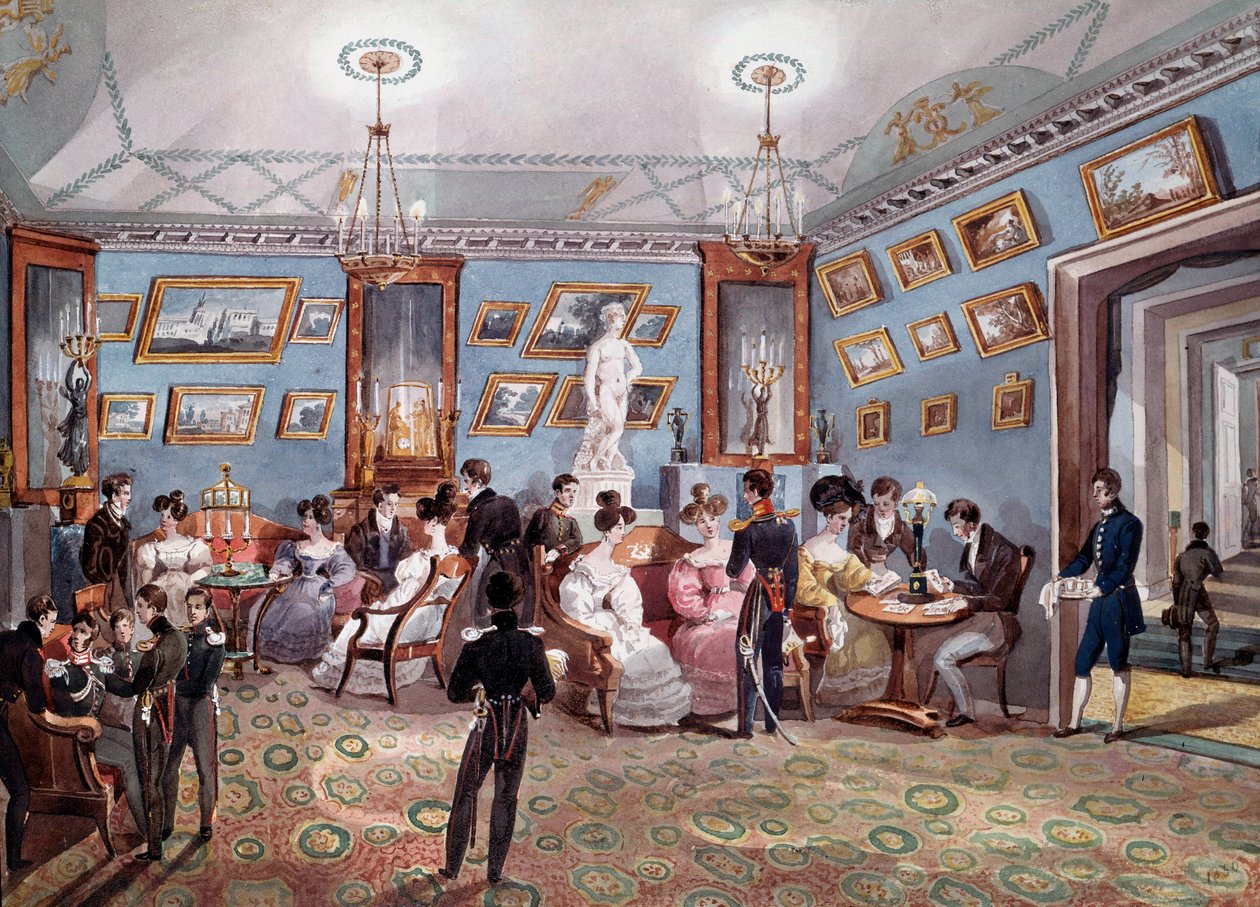 Russian Society: A Social Fair in Saint Petersburg by Unknown artist