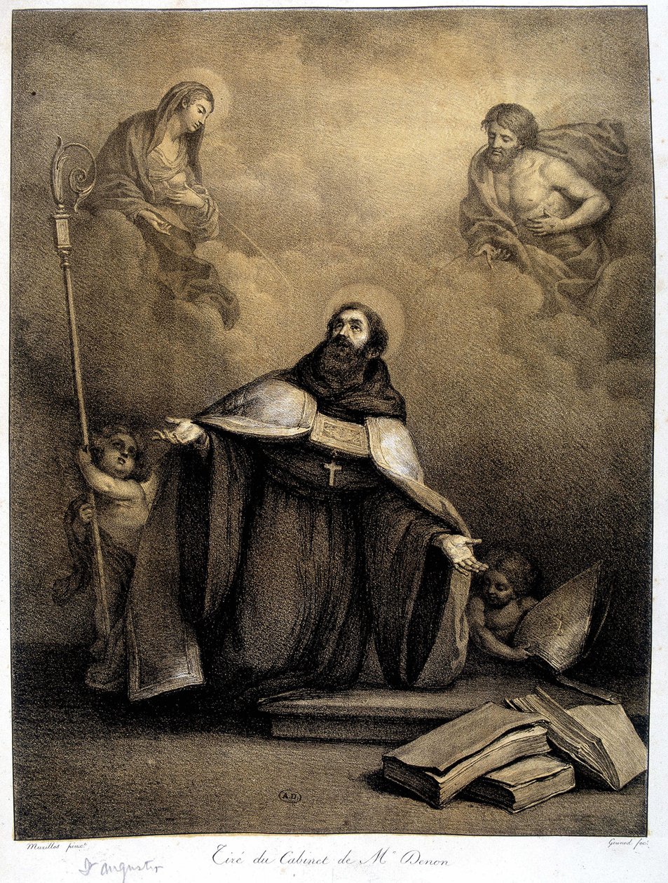 Saint Augustine (354-430) - 19th century by Unknown artist