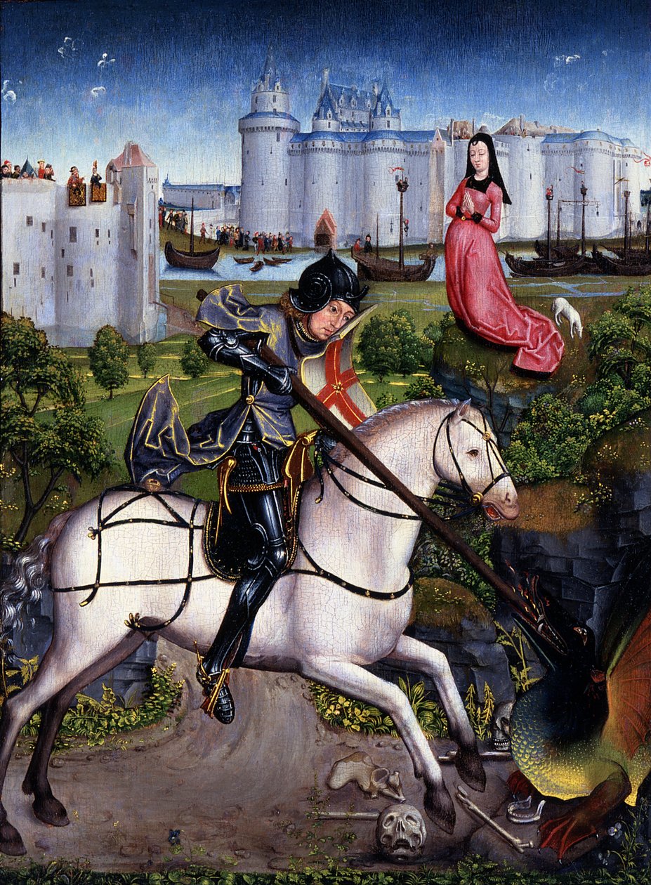 Saint George and the Dragon by Unknown artist