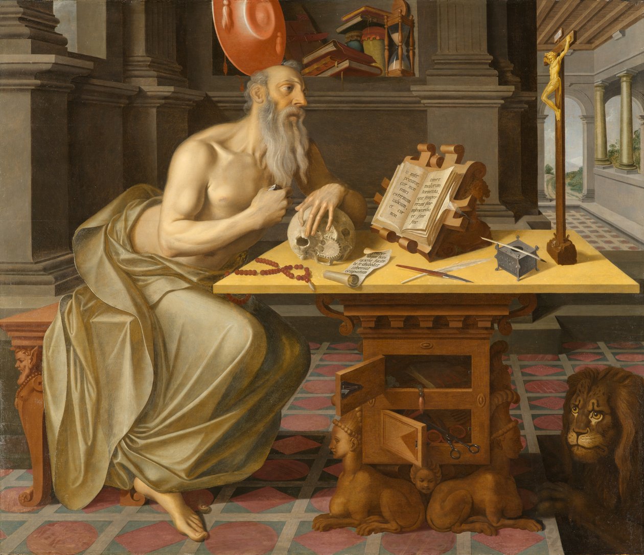 Saint Jerome in His Study, circa 1560-1570 by Unknown artist
