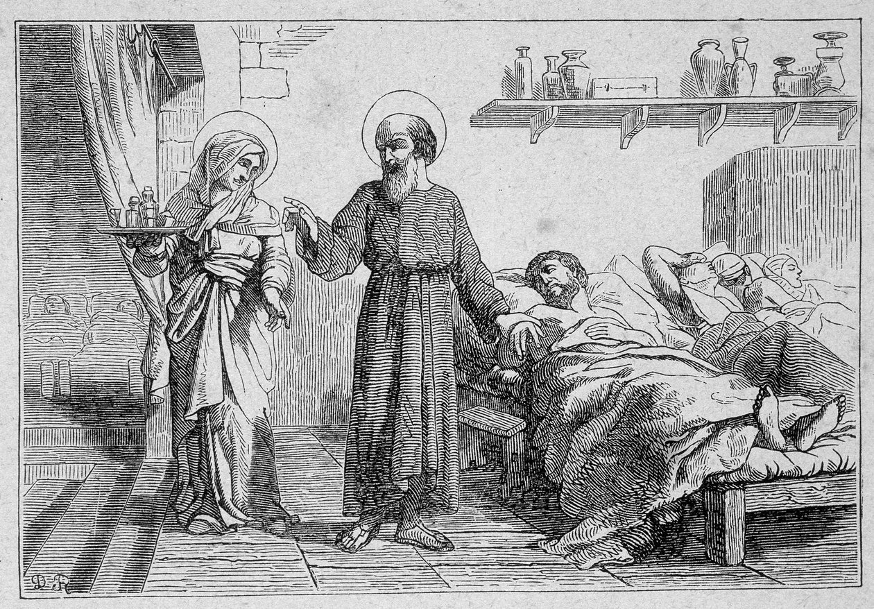 Saint Julian the Hospitaller and His Companions, Martyrs by Unknown artist