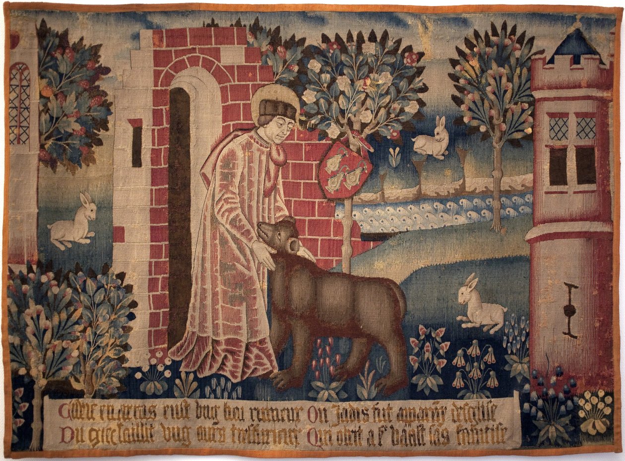Saint Vaast and the Bear by Unknown artist