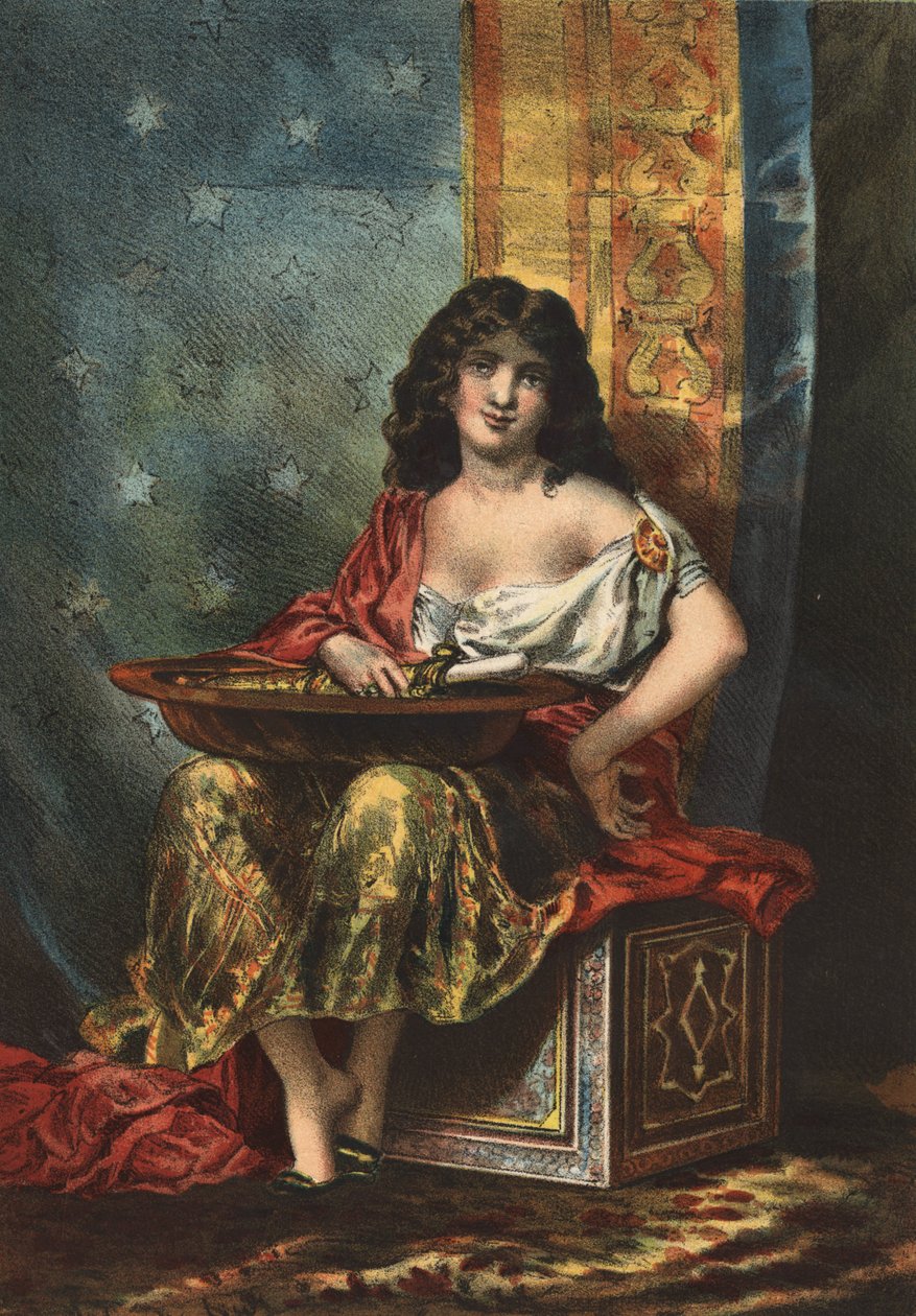 Salome, Jewish Princess, engraving of 1881 in 
