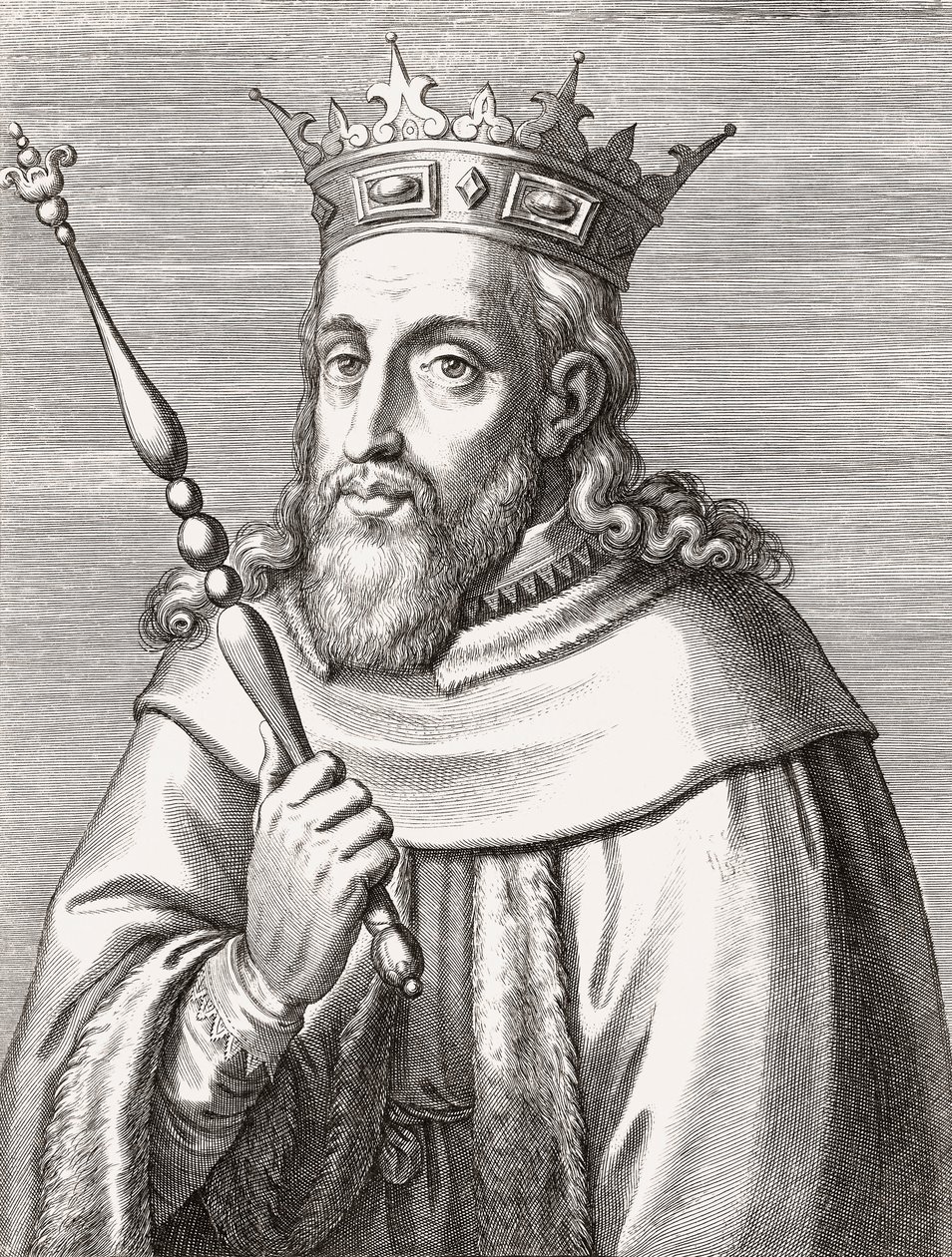 Sancho II, King of Portugal. Portrait. by Unknown artist