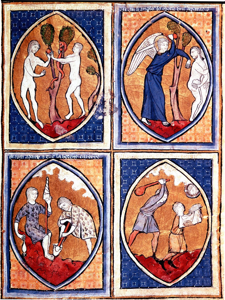 Scenes from the Bible Depicted in Mandorles by Unknown artist