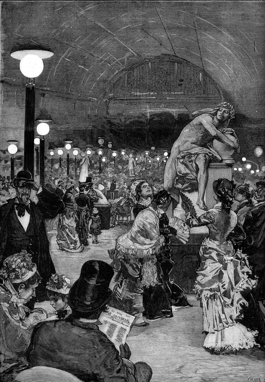 Sculpture Room at the Salon de 1879 at the Palais des Champs-Elysees in Paris by Unknown artist