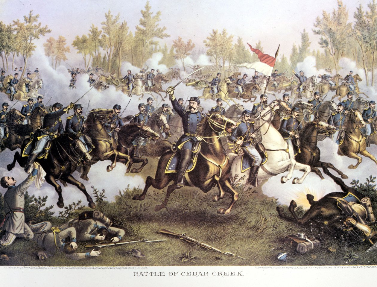 American Civil War: October 19 by Unknown artist