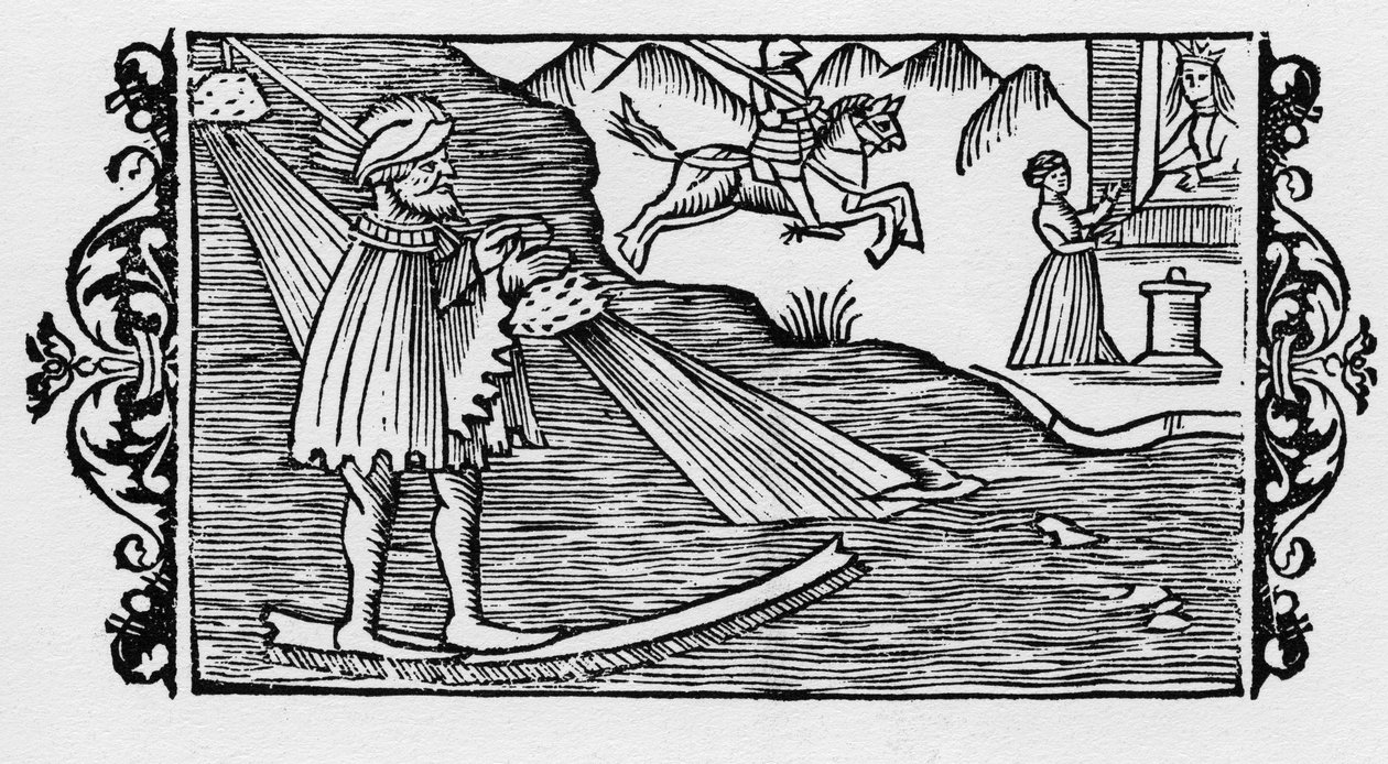 Sorcerer Crossing the Sea by Means of a Sorcery - in 