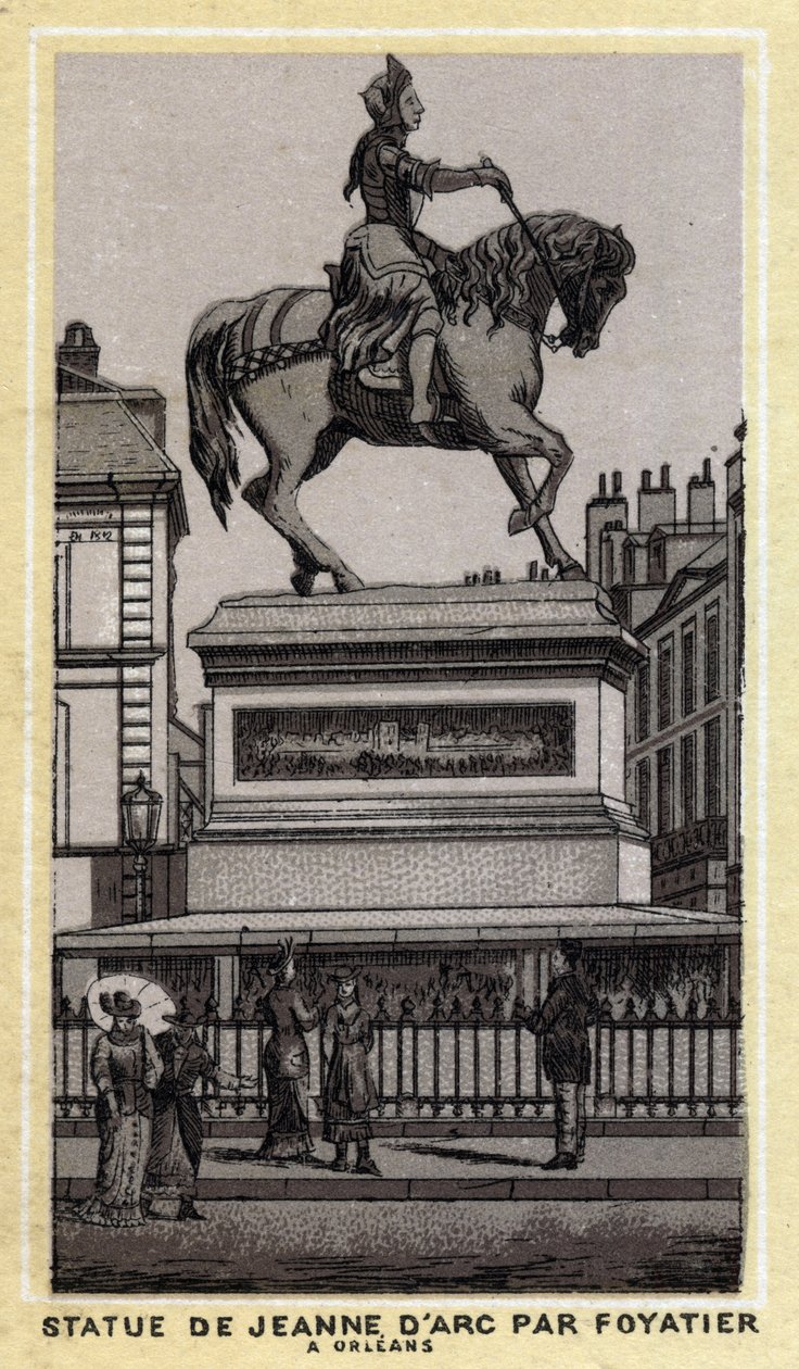 Statue of Joan of Arc made by Foyatier in Orleans, France by Unknown artist