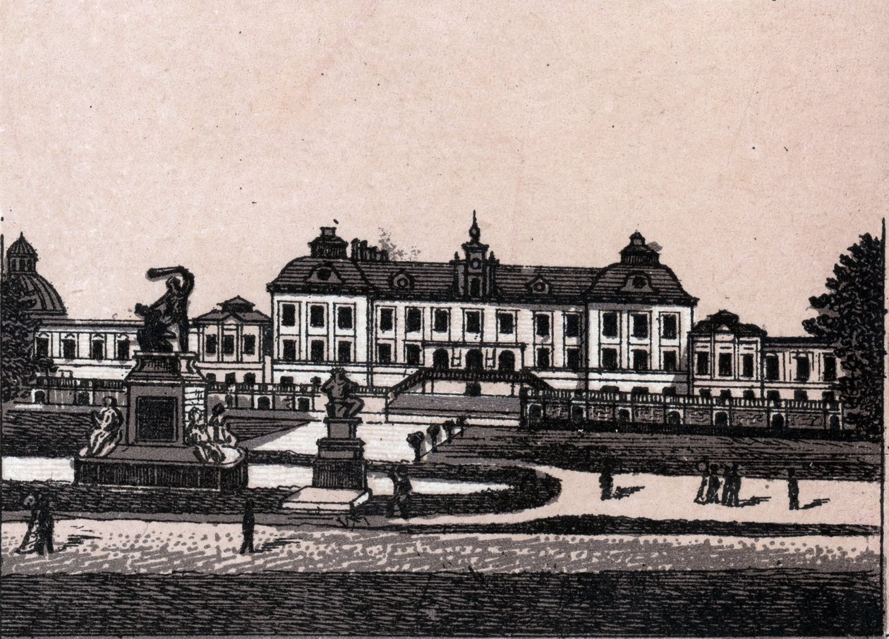 Stockholm, Sweden: view of the castle of Drottningholm by Unknown artist