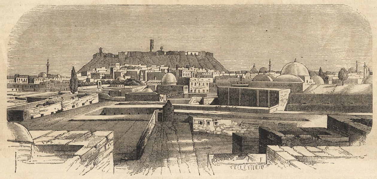 Aleppo in Syria - 1864 by Unknown artist