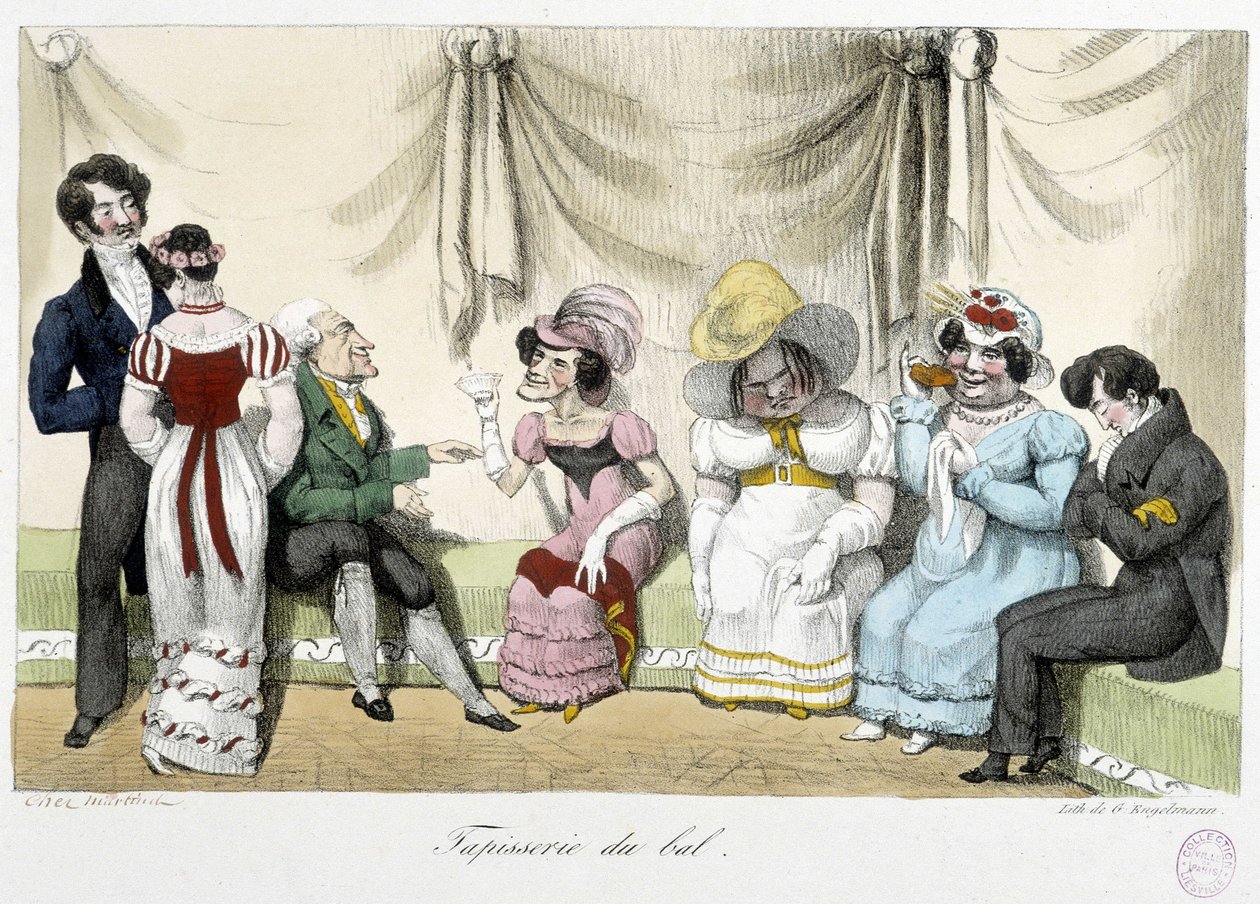 Tapestry du bal - n.d., early 19th century, Carnavalet by Unknown artist