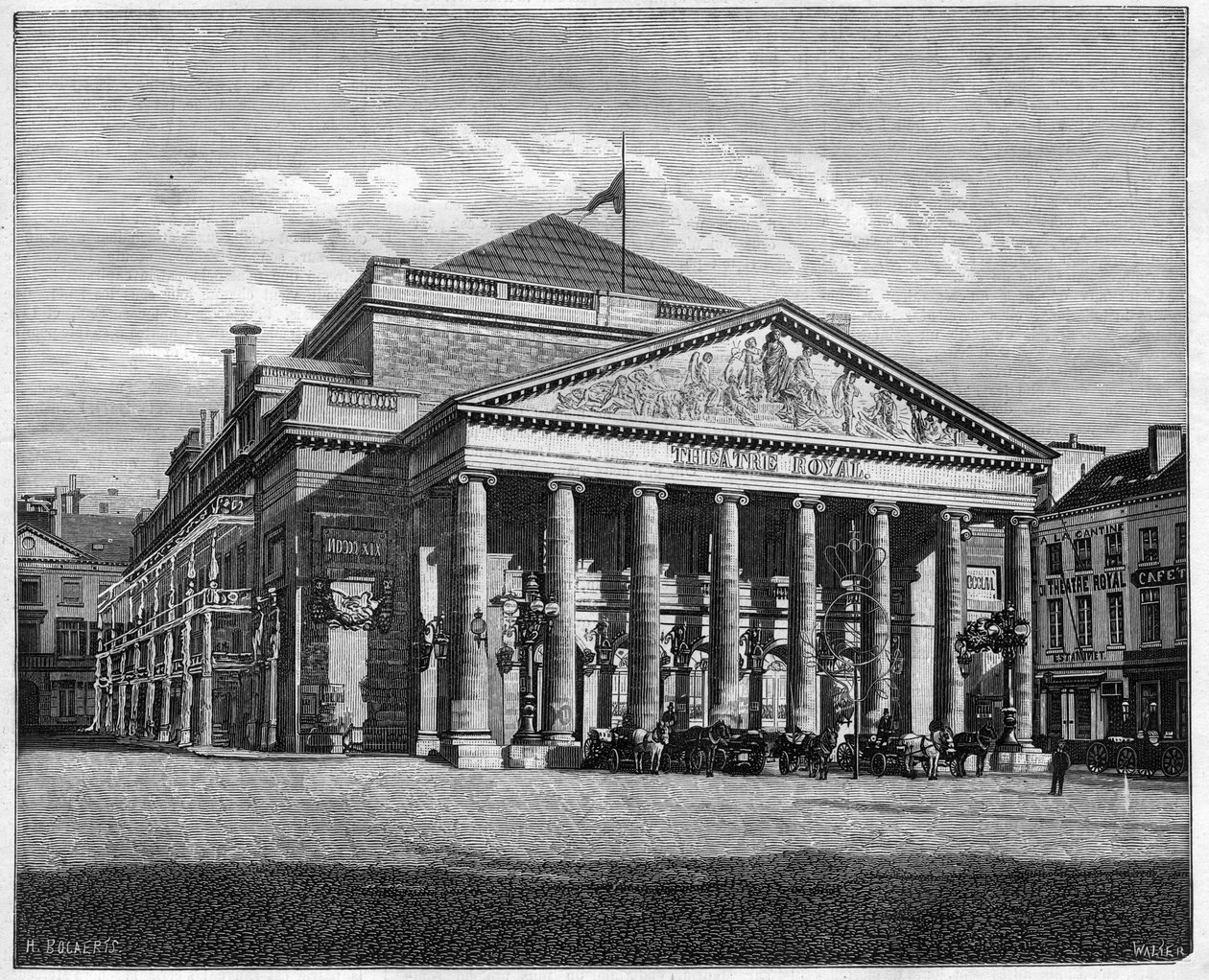 Teatre Royal de la Monnaie, Brussels, Belgium by Unknown artist