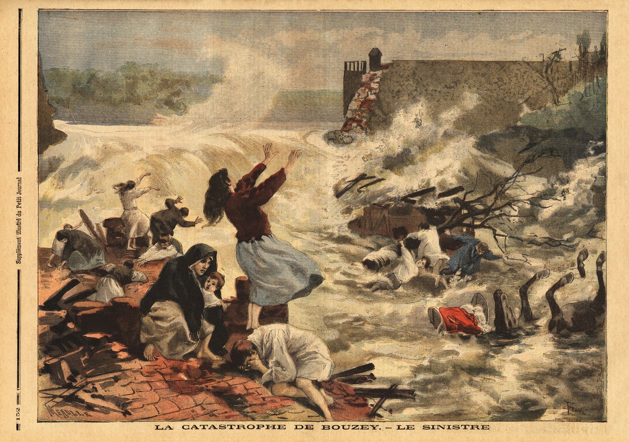 The Bouzey disaster by Unknown artist