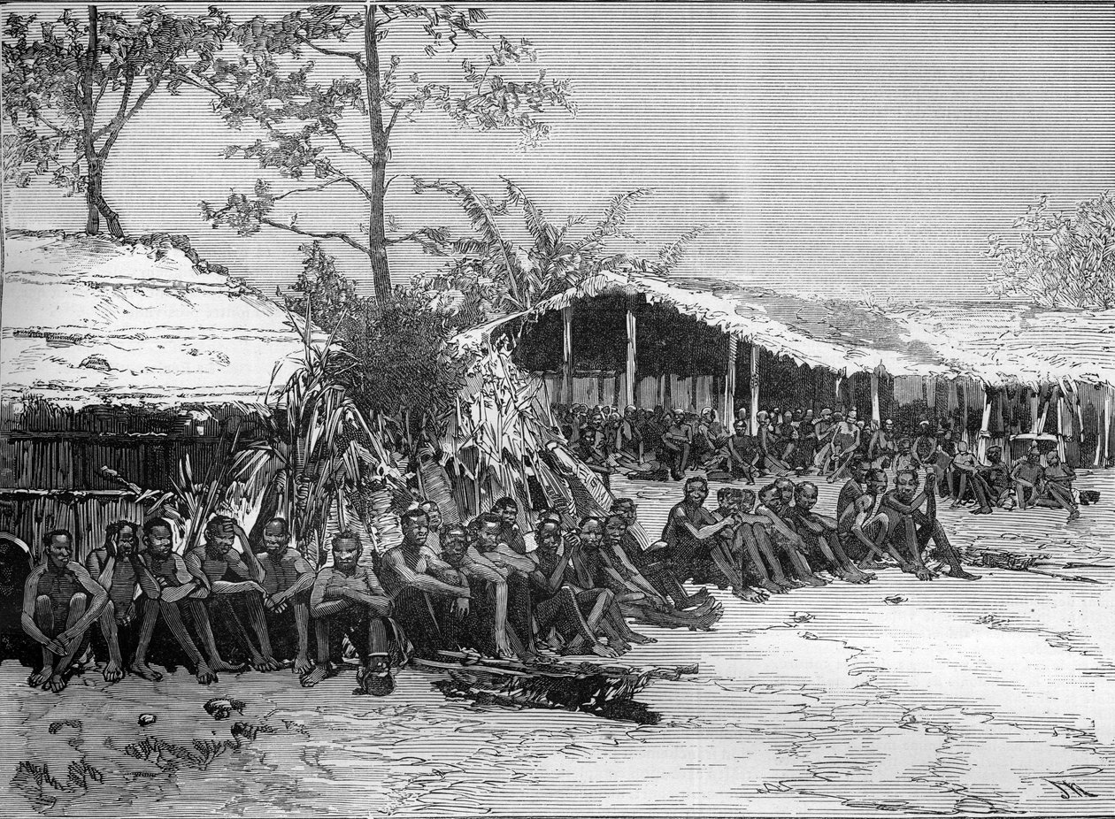 The Brazza Mission in West Africa (Pietro Paolo Savorgnan di Brazza or Pierre Paul Francois Camille Savorgnan de Brazza) by Unknown artist