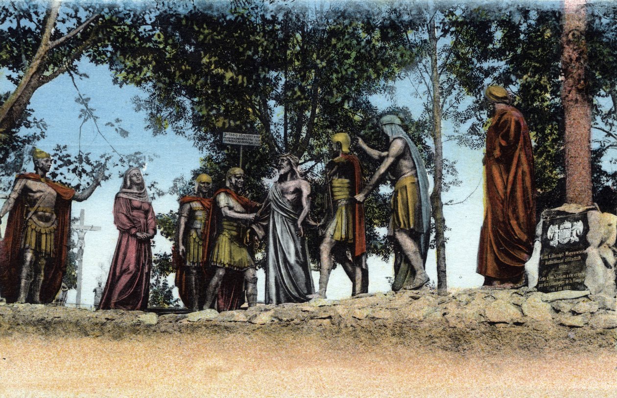 The Calvary of Lourdes (Way of the Cross): X Station - Jesus is Stripped of His Clothes by Unknown Artist