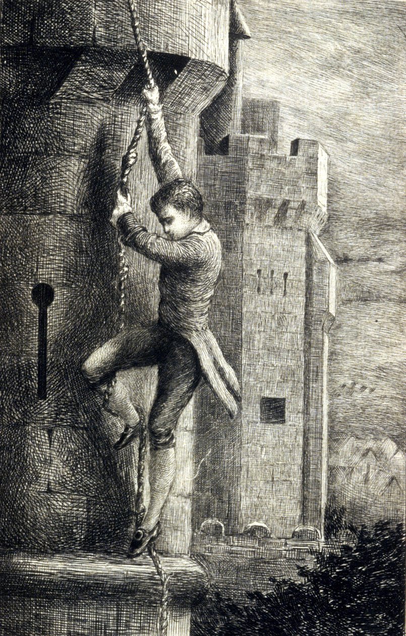 The Carthusian Parma of Stendhal (19th Century Engraving) by Unknown artist