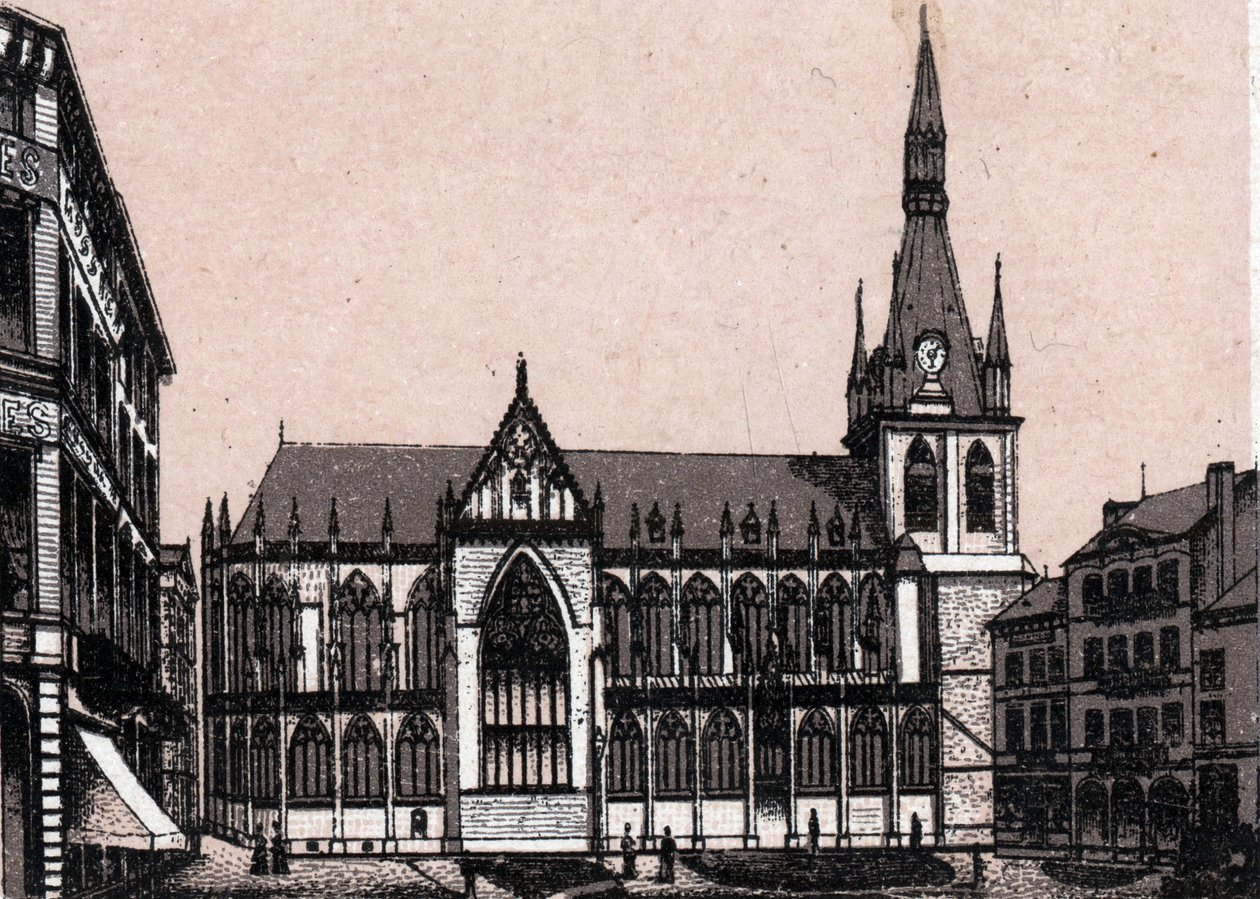 Cathedrale Saint Paul in Liege in Belgium in 