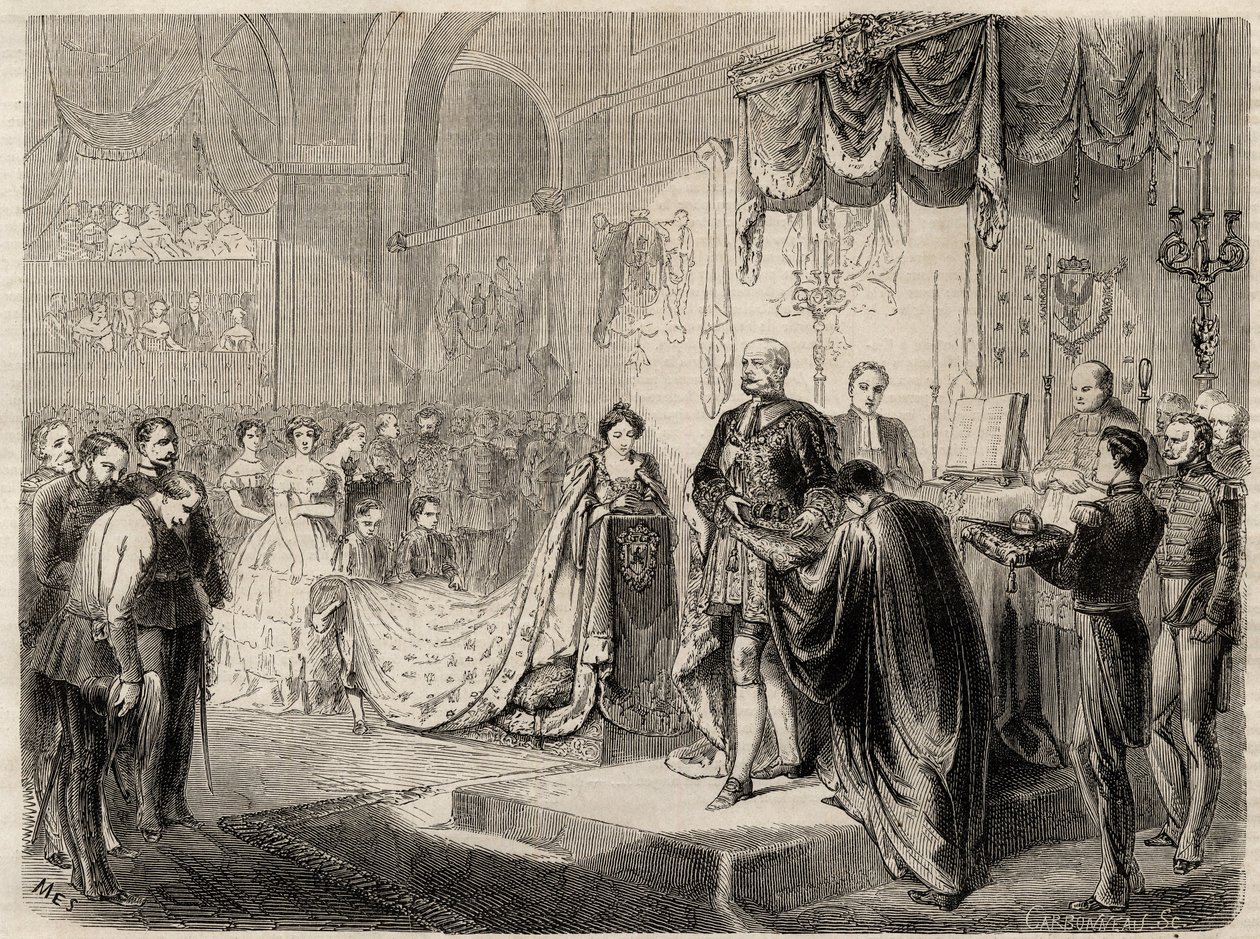 The Coronation of King William I in Koenigsberg in 1861 by Unknown artist