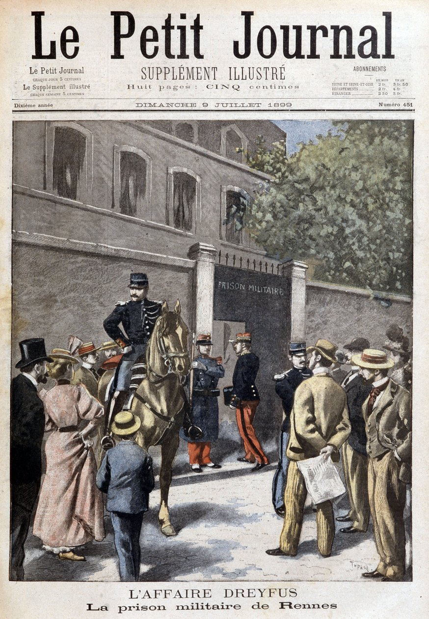 The Dreyfus case: the military prison of Rennes - in 
