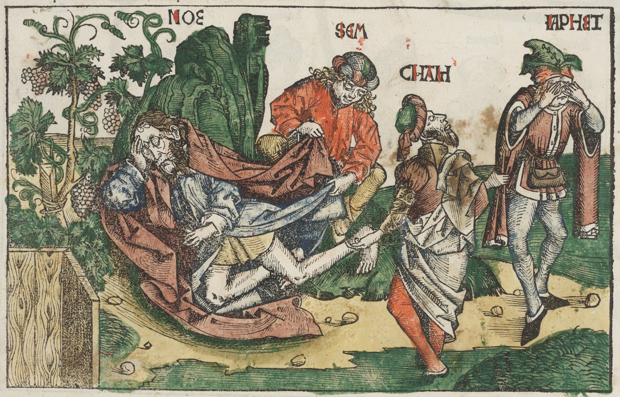 The Drunkenness of Noah by Unknown artist