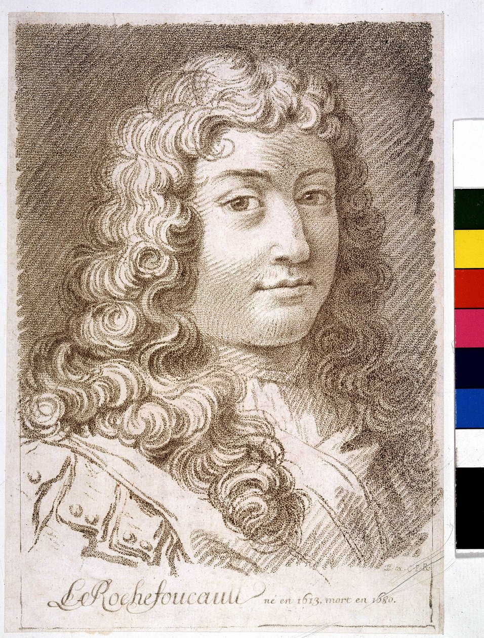 The Duke of La Rochefoucauld - Print by Unknown artist