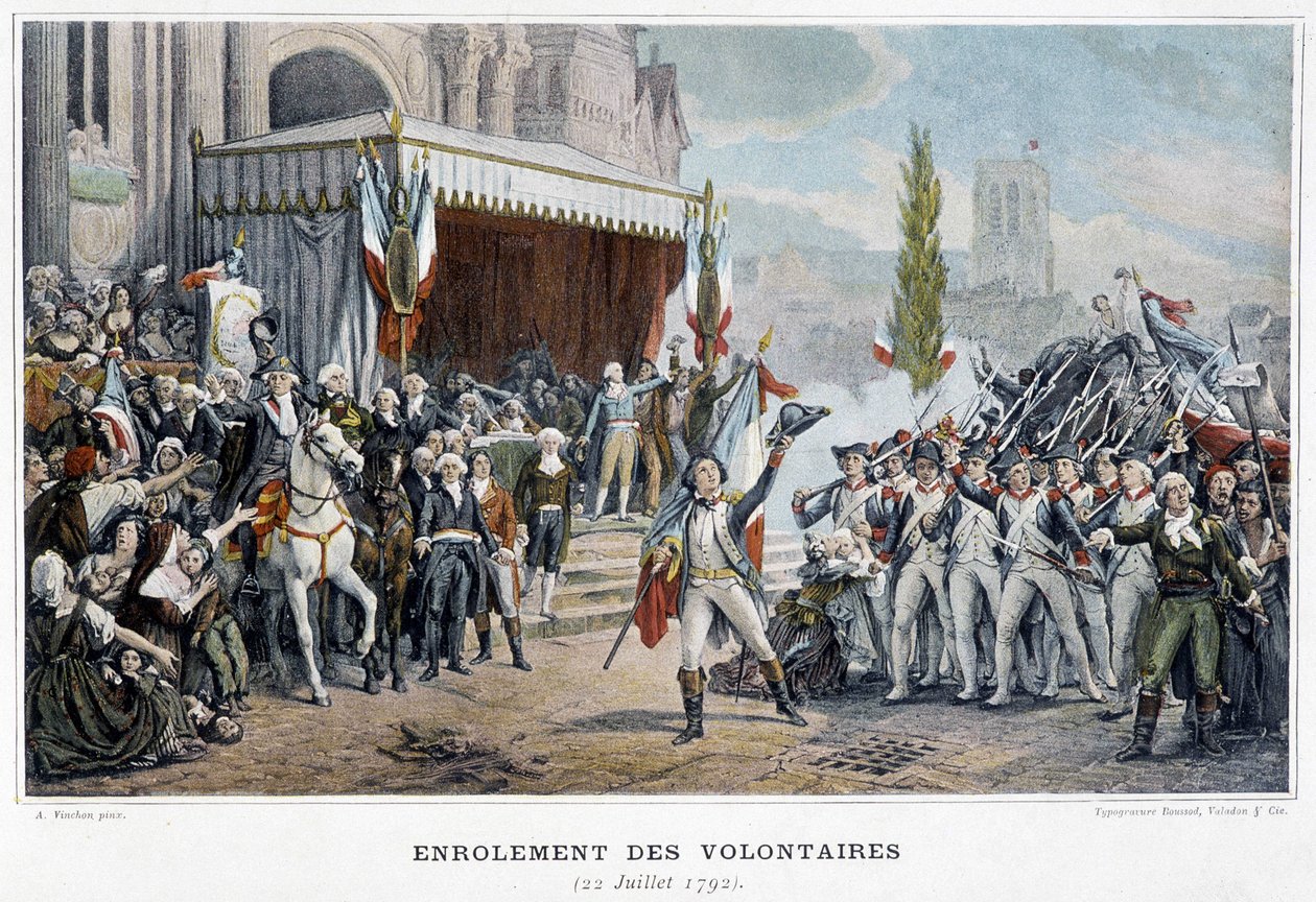 The Enrolment of Volunteers, July 22 by Unknown artist