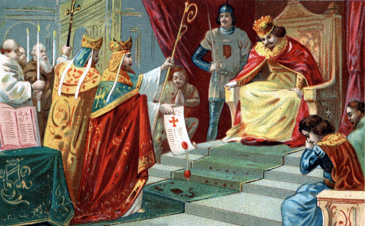 The Excommunication of King Robert II the Pious (ca. 970-1031), King of France, in 997 by Unknown artist