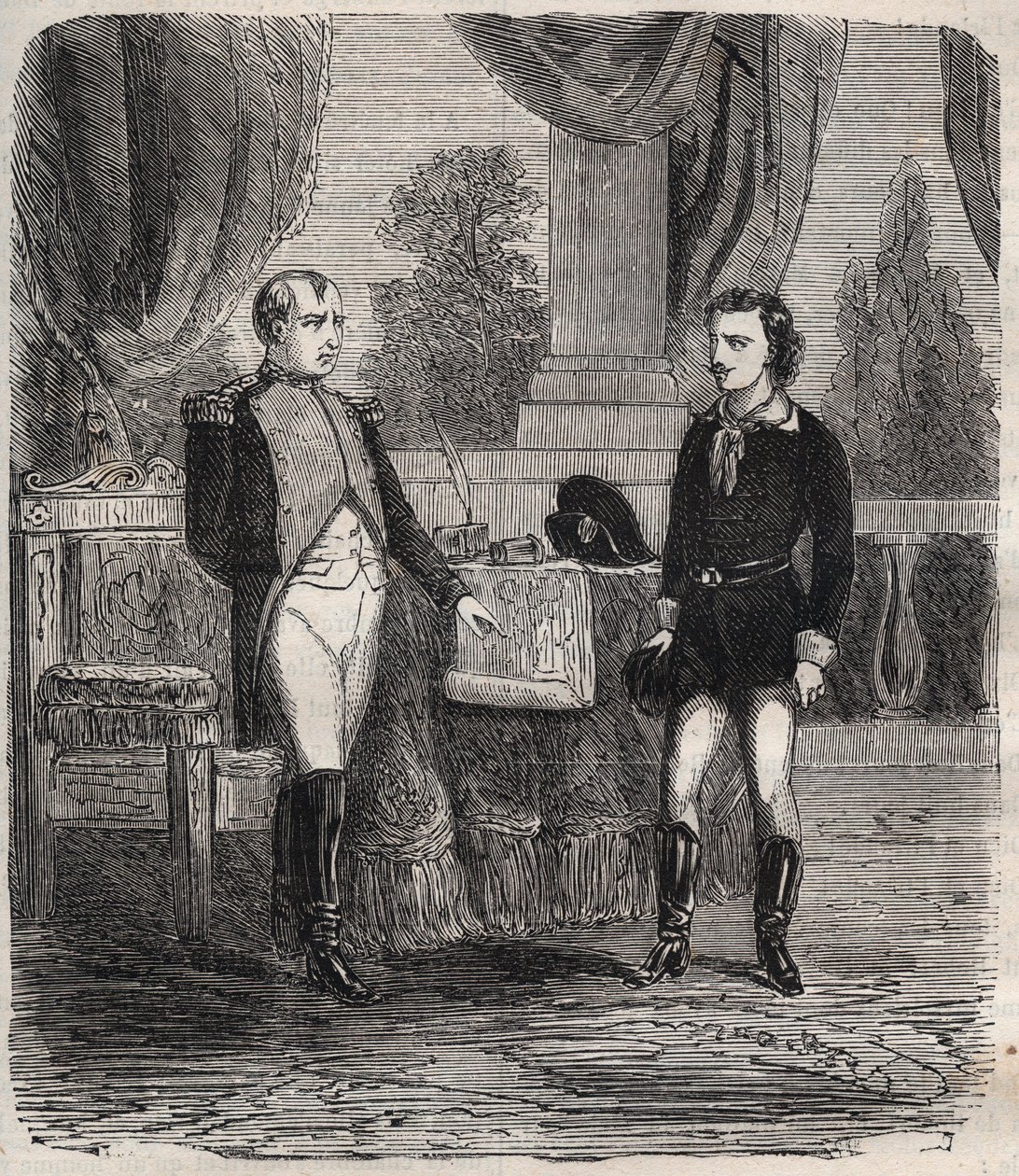 The Interrogation of Friedrich Stabs After His Failed Attempt to Assassinate Napoleon I by Unknown artist