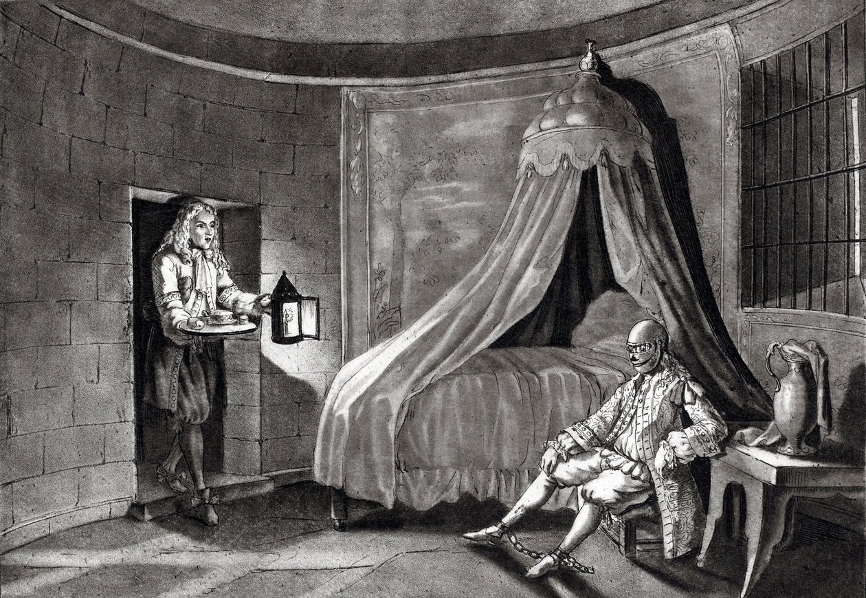 The Iron Mask in His Prison on the Island of Sainte-Marguerite by Unknown artist