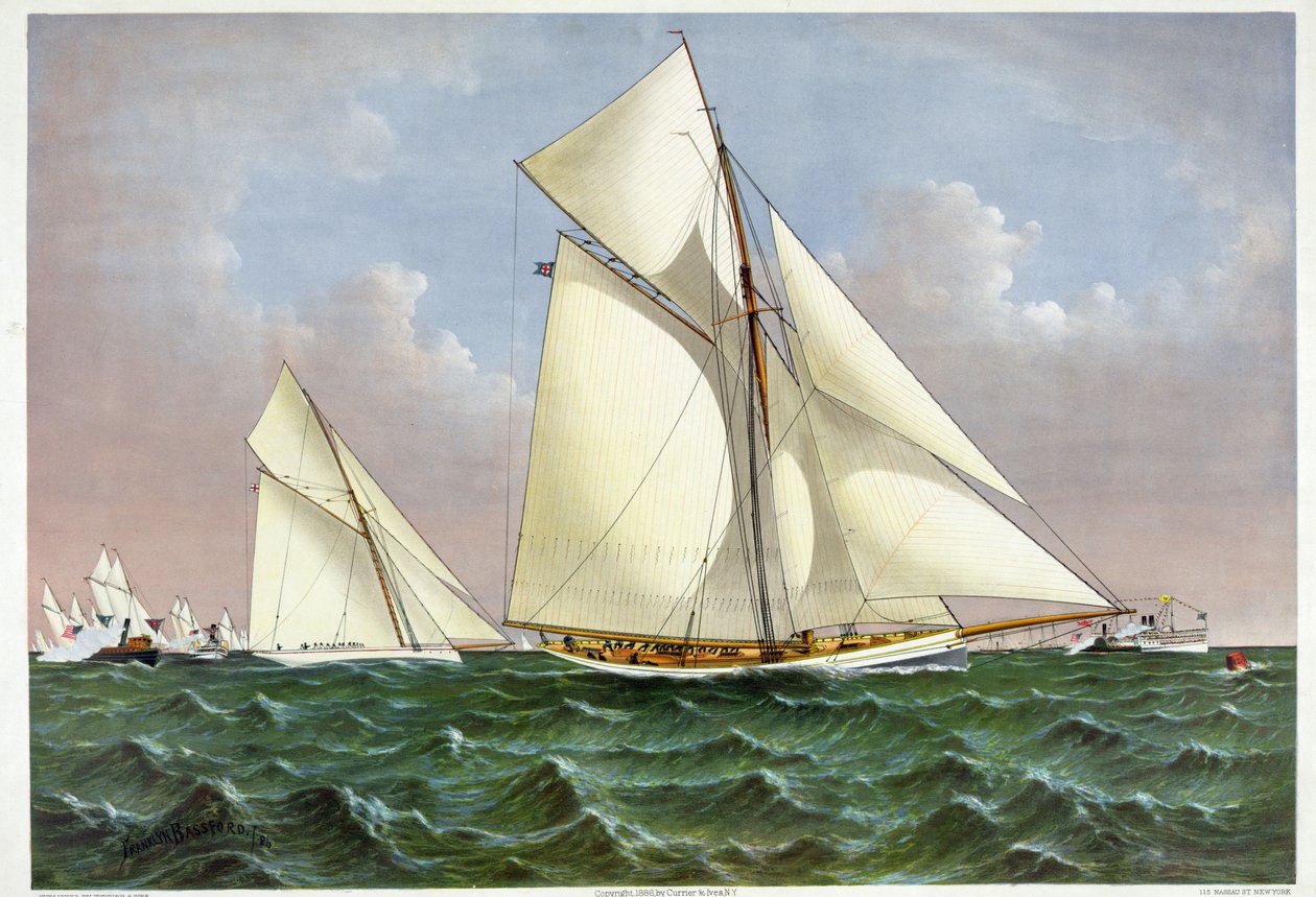 The Mayflower, a Sailboat that Won the America