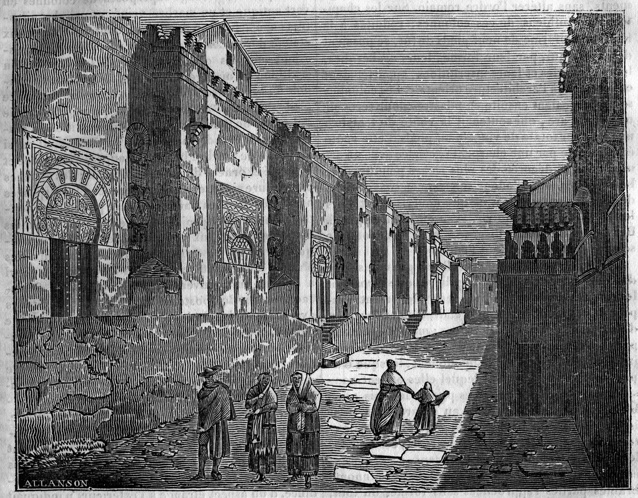 The Mosque of Cordoba in Spain. Today the Christian Cathedral by Unknown artist