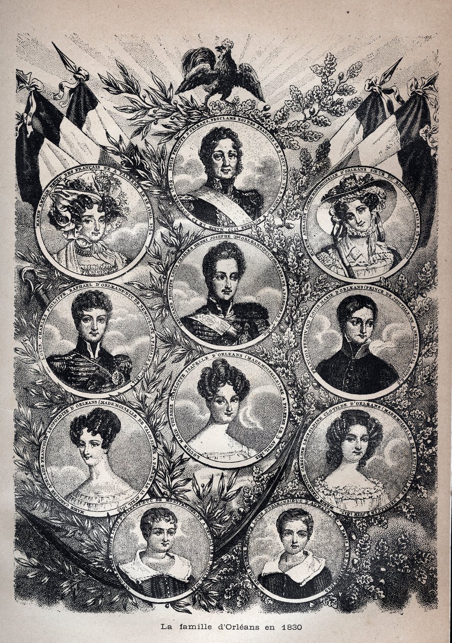 The Orleans Family in 1830 by Unknown artist