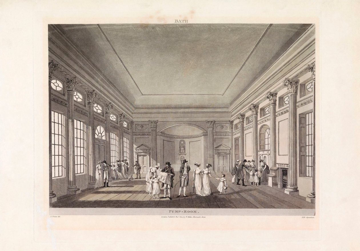 The Pump Room, Bath by Unknown artist