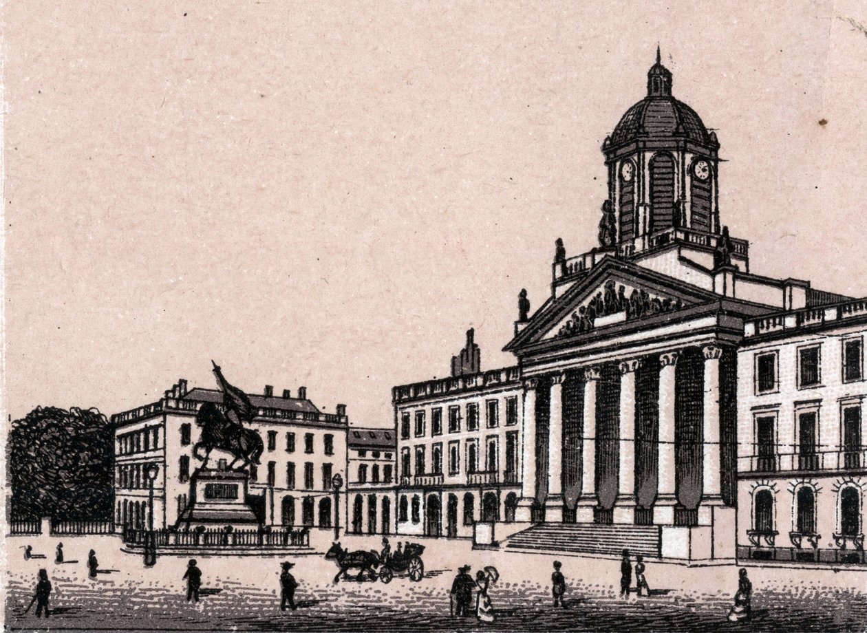 The Royal Square in Brussels in Belgium in 