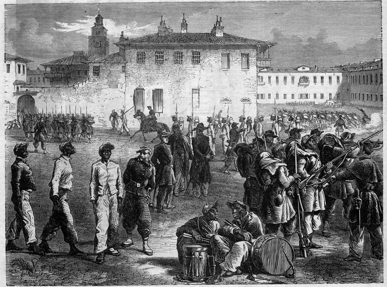 The Secession War or American Civil War by Unknown artist