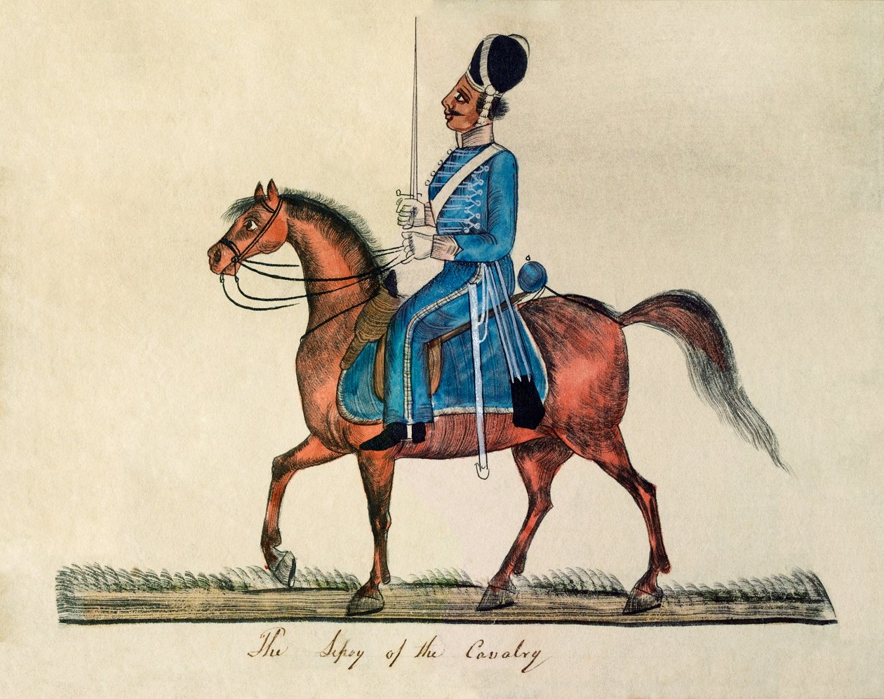 The Sepoy of the Cavalry by Unknown artist