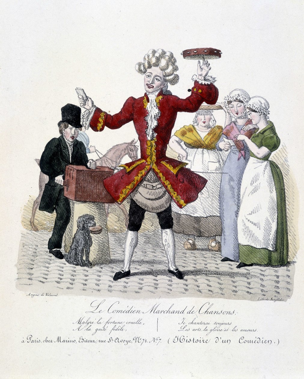 The Song Merchant Comedian, c. 1820 by Unknown artist