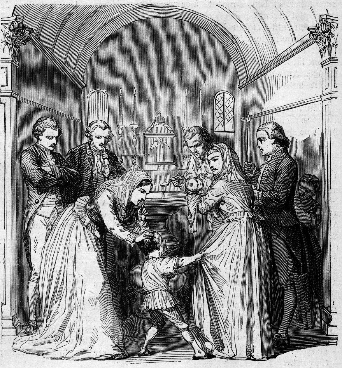 The baptism of Napoleon Bonaparte by Unknown artist