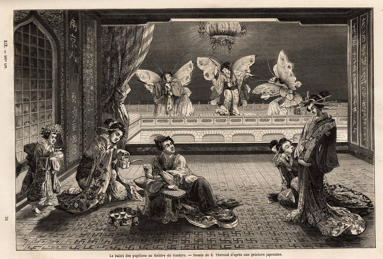The Butterfly Ballet at the Gankiro Theatre by Unknown artist