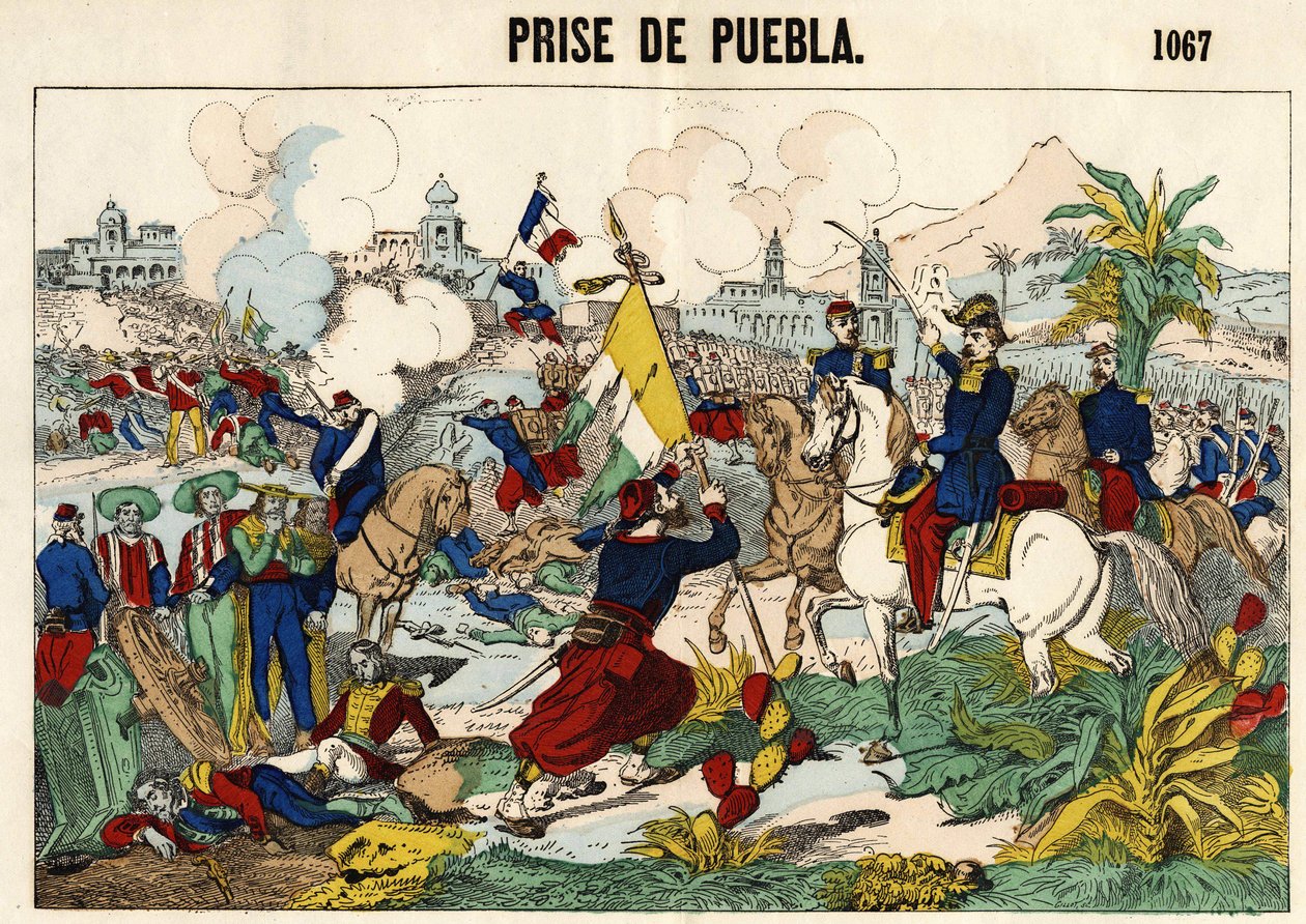 The capture of Puebla on May 17 by Unknown artist