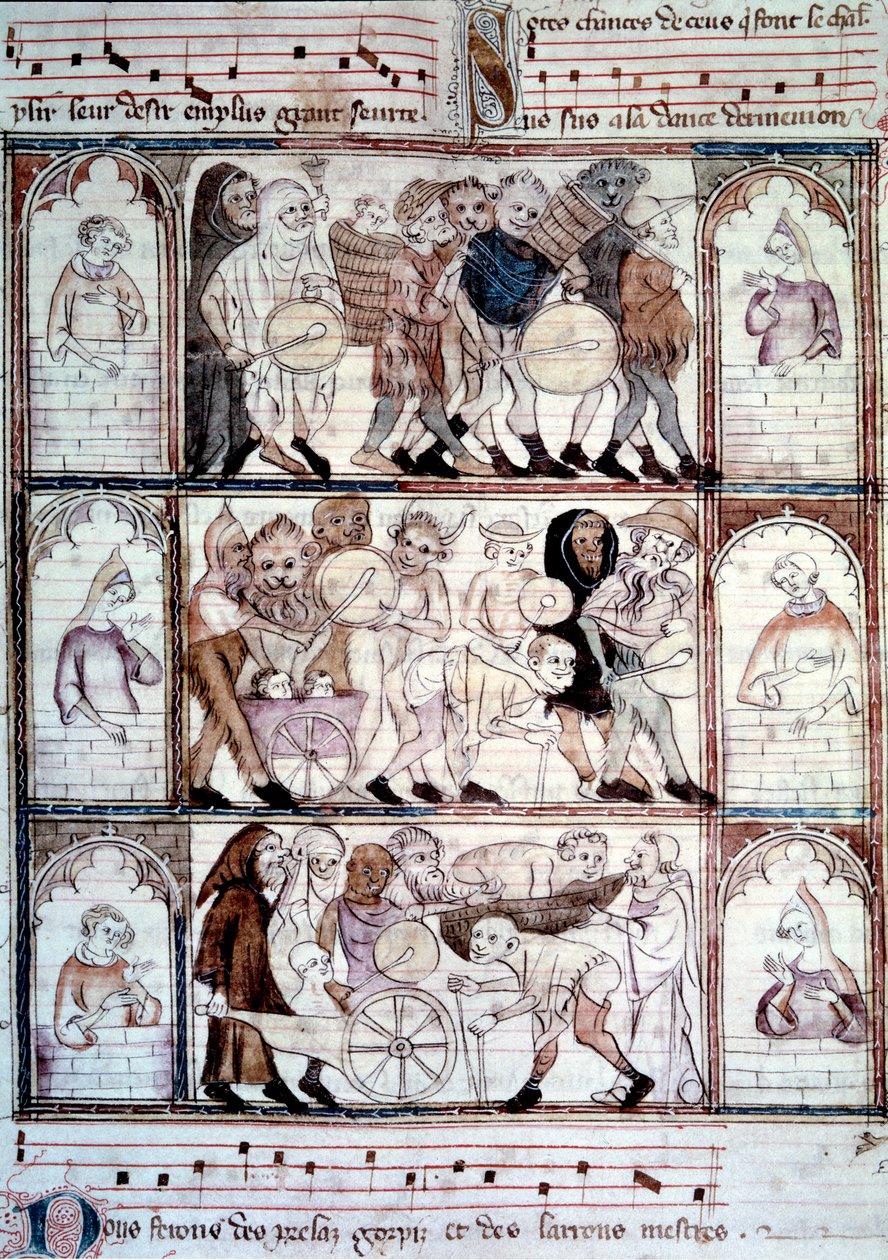 The Charivari Fete for the Wedding of Fauvel by Unknown artist