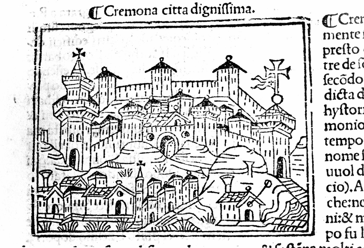 The city of Cremona after Jacopo Foresti by Unknown artist