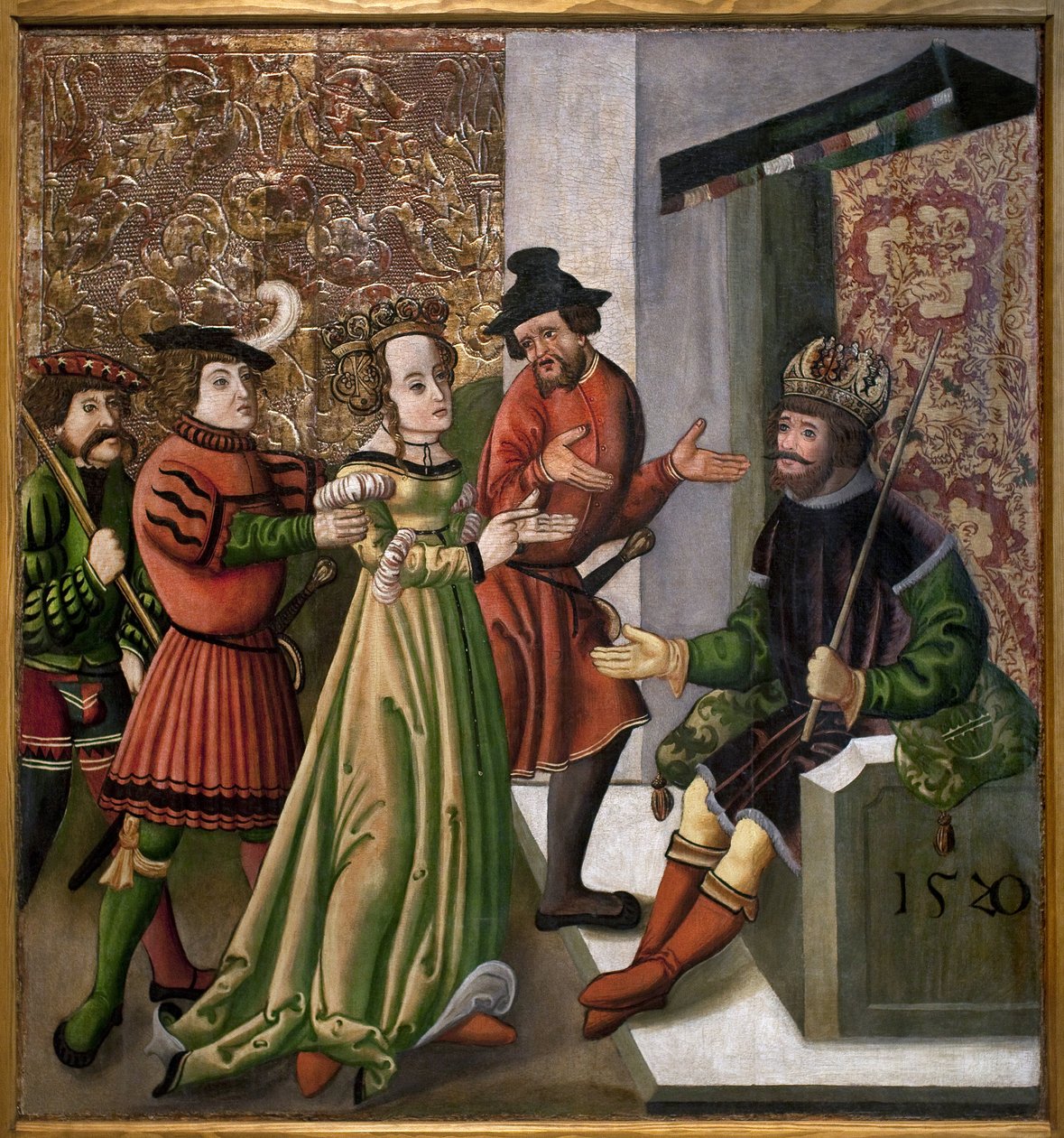 The conversation between St. Catherine and the philosophers by Unknown artist
