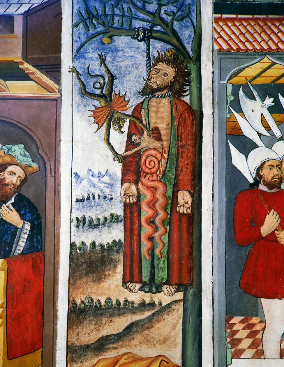 The Death of Judas, Life of Christ (15th century) by Unknown artist